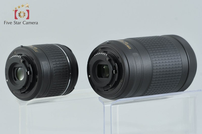 Count 2,242 Nikon D5600 24.2 MP SLR Digital Camera 18-55 70-300 VR Lenses