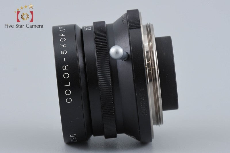Voigtlander COLOR-SKOPAR 35mm f/2.5 MC Black L39 LTM Leica Thread Mount Lens