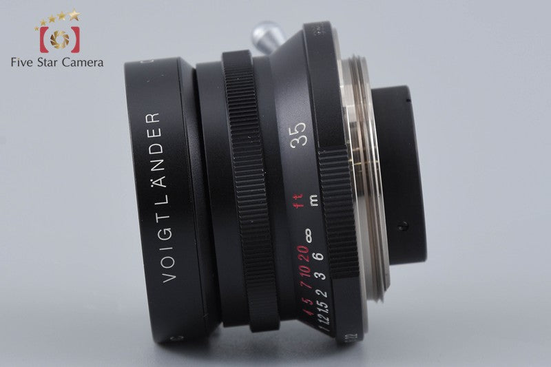 Voigtlander COLOR-SKOPAR 35mm f/2.5 MC Black L39 LTM Leica Thread Mount Lens