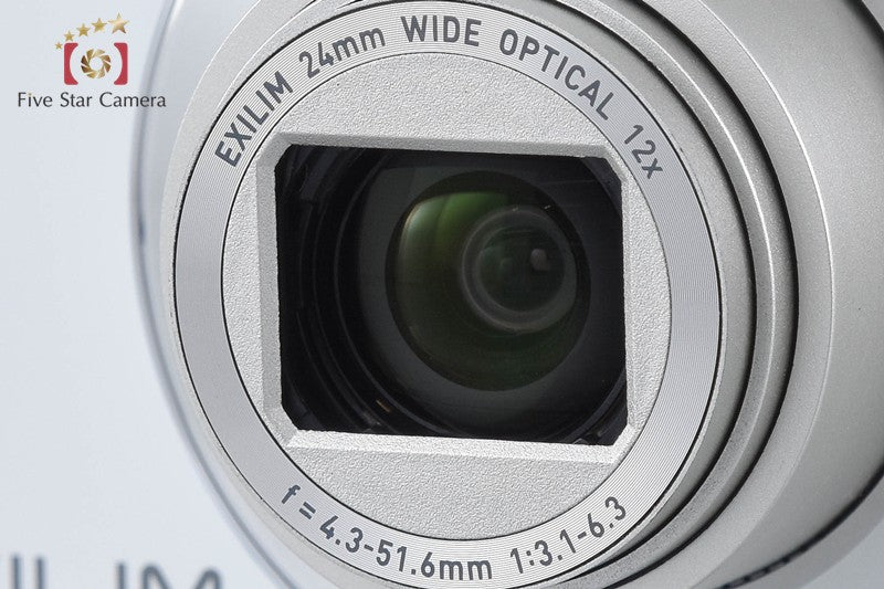 CASIO EXILIM EX-ZS190 White 16.1 MP Digital Camera