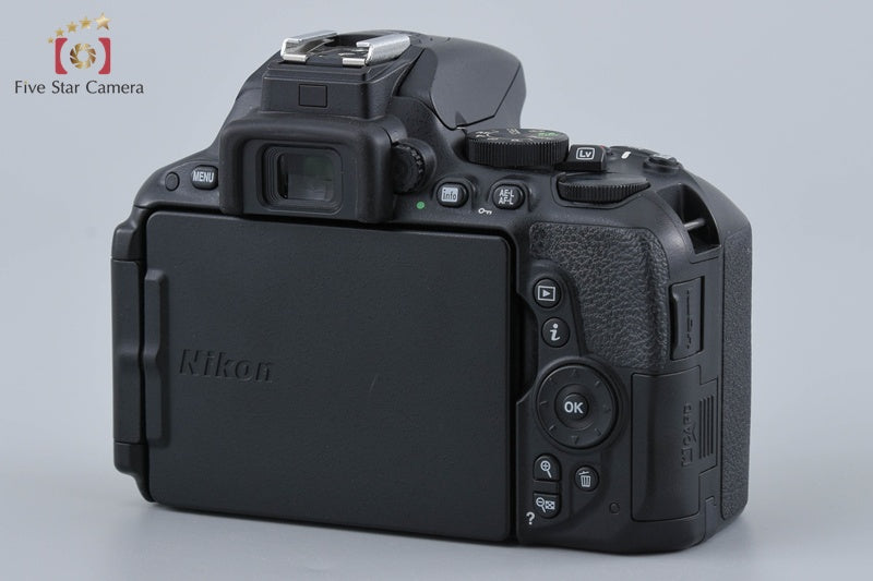 Nikon D5500 Black 24.2 MP DSLR Camera 18-55 VR II Lens w/ Box