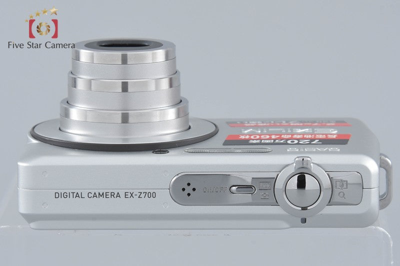 CASIO EXILIM EX-Z700 Silver 7.2 MP Digital Camera