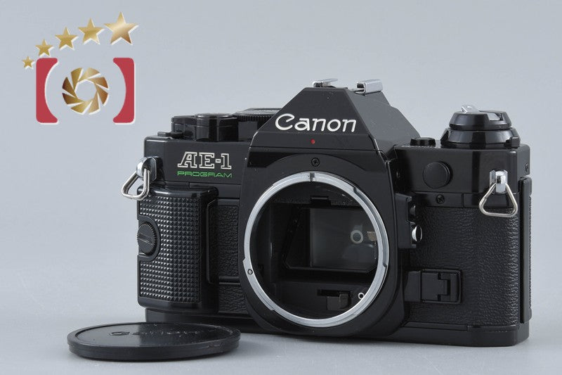 Canon AE-1 PROGRAM Black 35mm SLR Film Camera Body