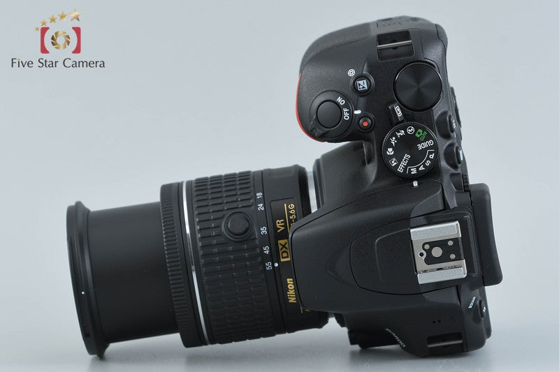 Count 547 Nikon D3500 Black 24.8 MP DSLR Camera 18-55 VR Lens