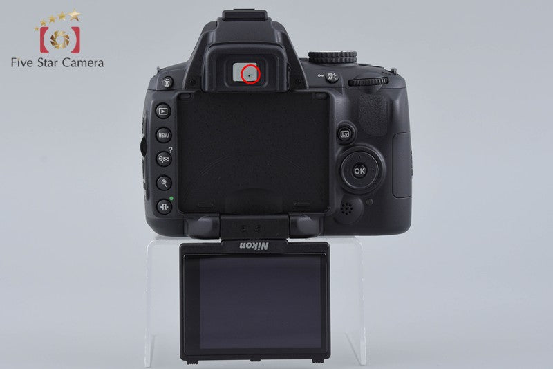 "Shutter count 1,161" Nikon D5000 12.3 MP DSLR Camera Body