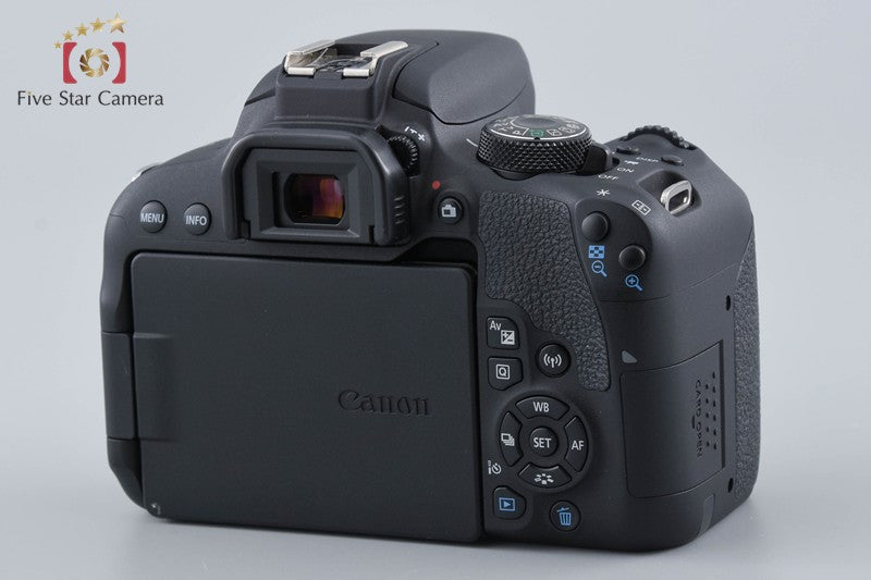 "Count 5,806" Canon EOS Kiss X9i / Rebel T7i / 800D 24.2 MP DSLR Camera Body