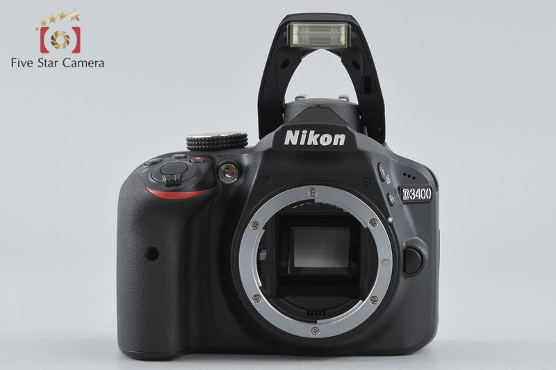 "Count 1,850" Nikon D3400 24.2 MP DSLR Black AF-P 18-55 70-300 VR Lenses w/ Box