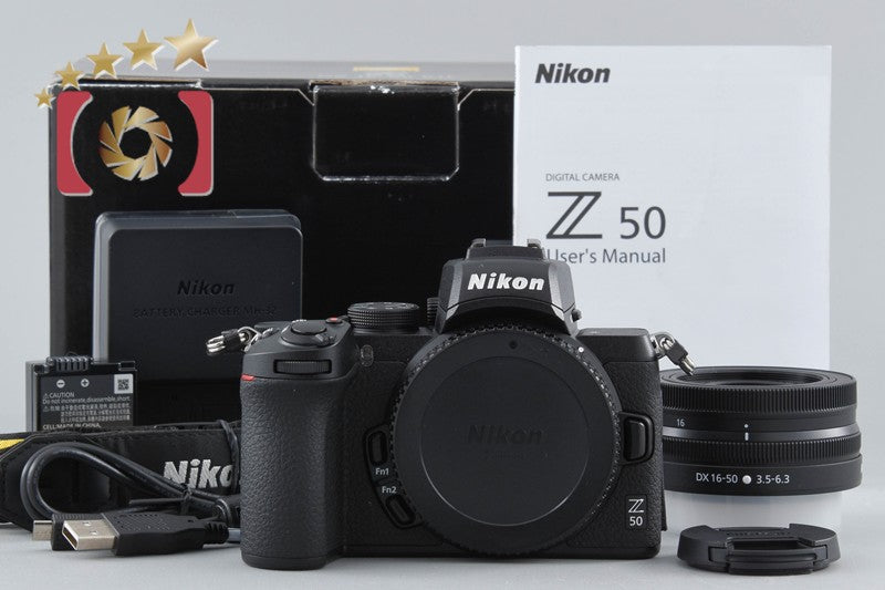 "Shutter Count 5" Nikon Z50 20.9 MP 16-50 VR Lens w/ Box International Model