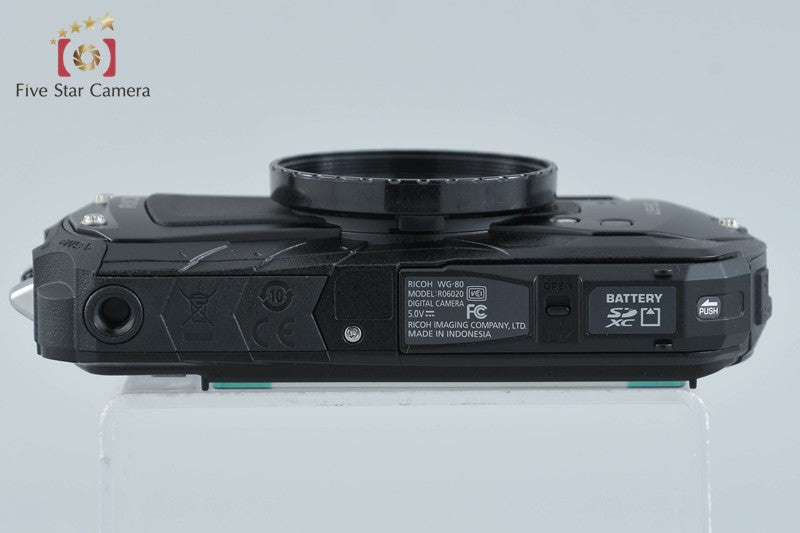 "Count 3" Ricoh PENTAX WG-80 Black 16.0 MP Waterproof Action Camera w/ Box