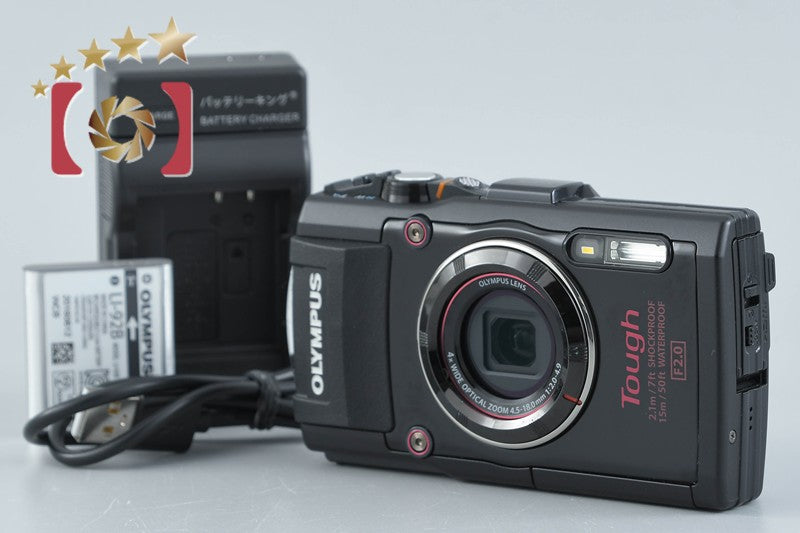"Shutter count 659" Olympus STYLUS TG-4 Tough Black 16.0 MP Digital Camera