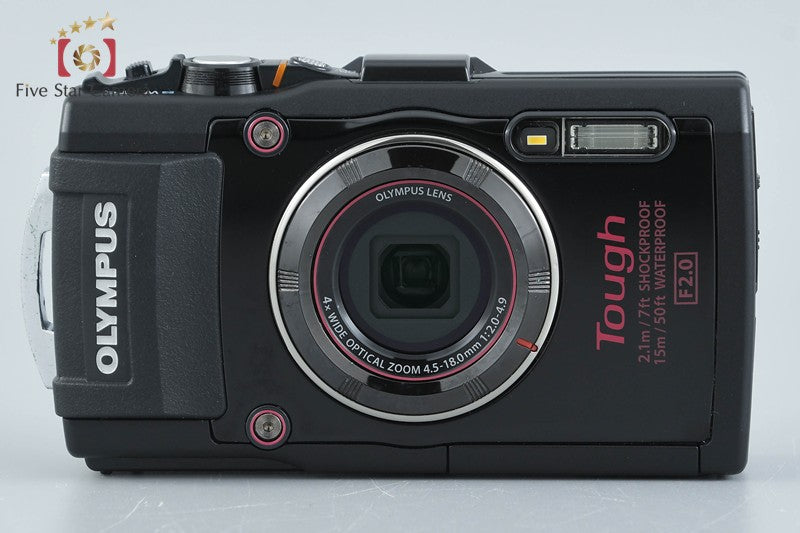 "Shutter count 659" Olympus STYLUS TG-4 Tough Black 16.0 MP Digital Camera