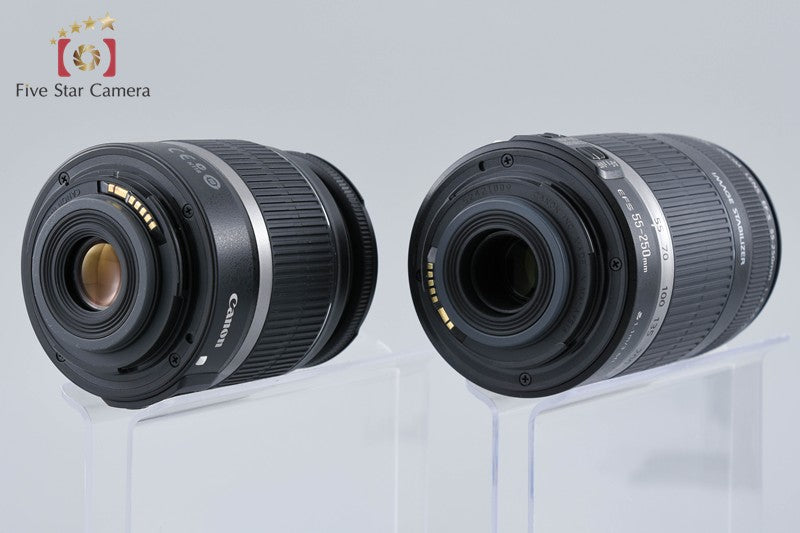 "Count 1,087" Canon EOS Kiss X3 / Rebel T1i / 500D 15.1 MP 18-55 55-250 Lenses