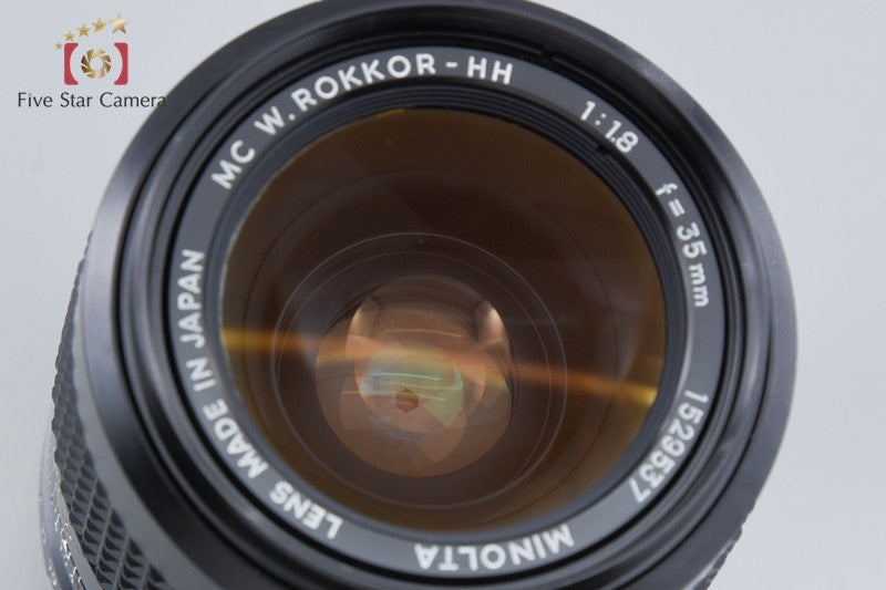 MINOLTA MC W.ROKKOR-HH 35mm f/1.8