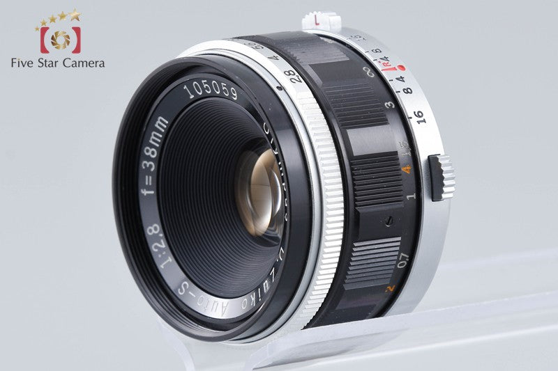 Olympus PEN F Silver 35mm Half Frame Film Camera + D.ZUIKO AUTO-S 38mm f/2.8