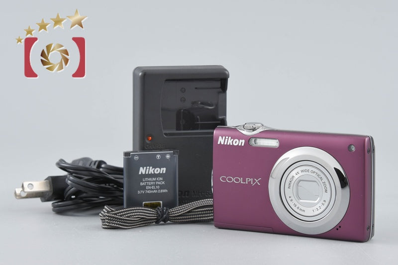 Nikon COOLPIX S3000 Plum 12.0 MP Digital Camera