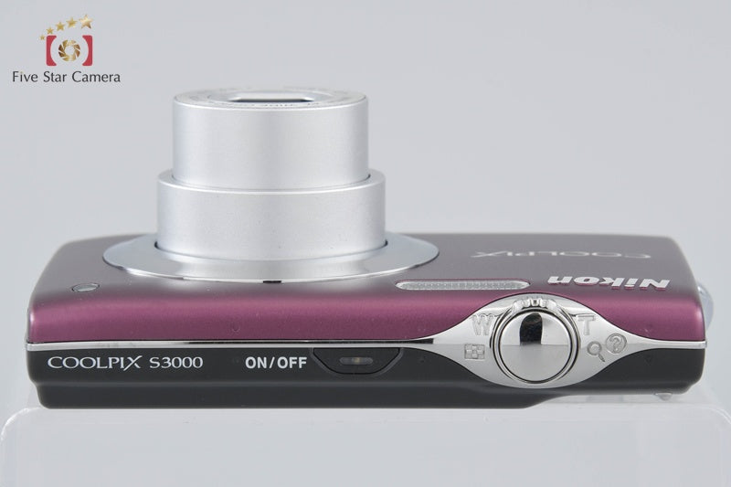 Nikon COOLPIX S3000 Plum 12.0 MP Digital Camera