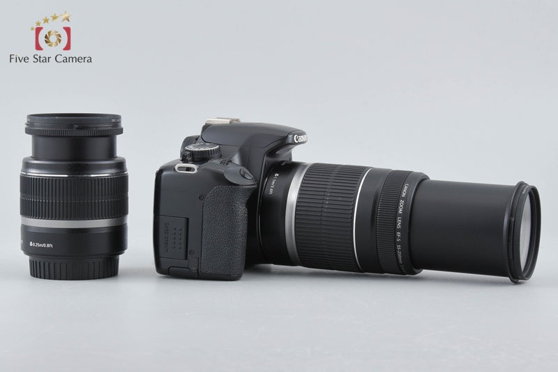 Canon EOS Kiss X2 / Rebel XSi / 450D 12.2 MP 18-55 55-250 Lenses