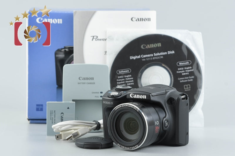 Canon PowerShot SX500 IS 16.0 MP Digital Camera w/ Box