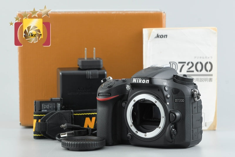 Nikon D7200 24.2 MP Digital SLR Camera Body w/ Box