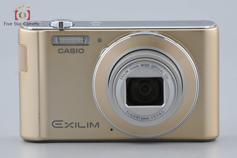 CASIO EXILIM EX-ZS190 Gold 16.1 MP Digital Camera w/ Box
