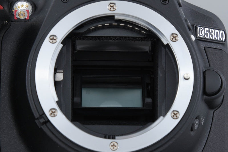 "Count 636" Nikon D5300 Black 24.2 MP DSLR Camera AF-P 18-55 VR Lens