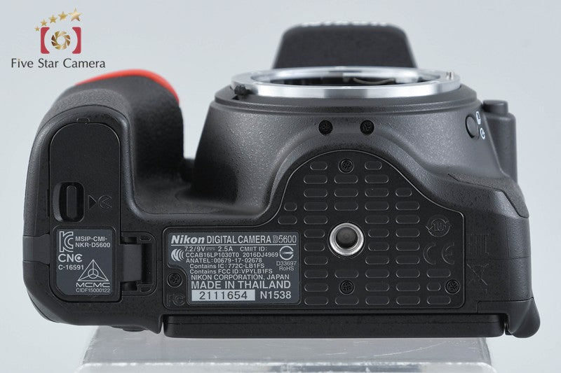 Shutter count 366 Nikon D5600 24.2 MP SLR Digital Camera Body