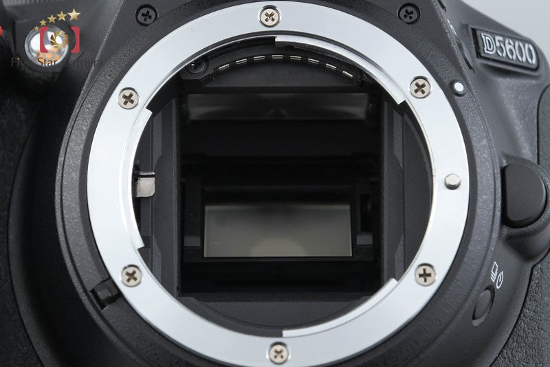 Shutter count 366 Nikon D5600 24.2 MP SLR Digital Camera Body