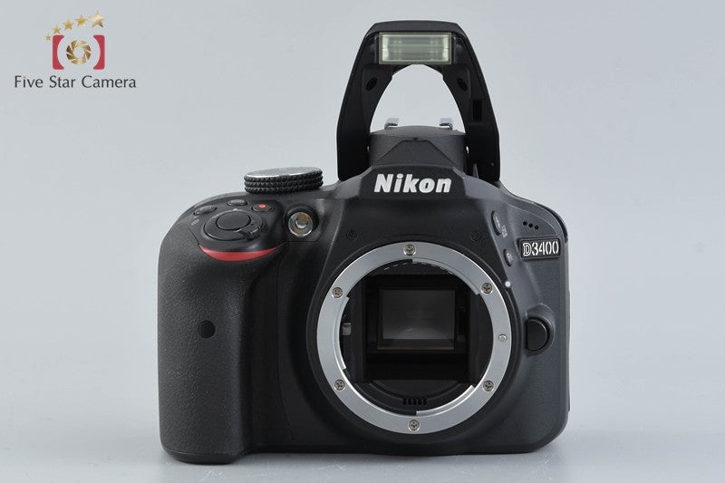 Count 4,695 Nikon D3400 Black 24.2 MP DSLR Camera 18-55 VR Lens