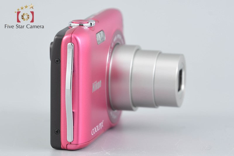 Nikon COOLPIX S3300 Strawberry Pink 16.0 MP Digital Camera w/ Box