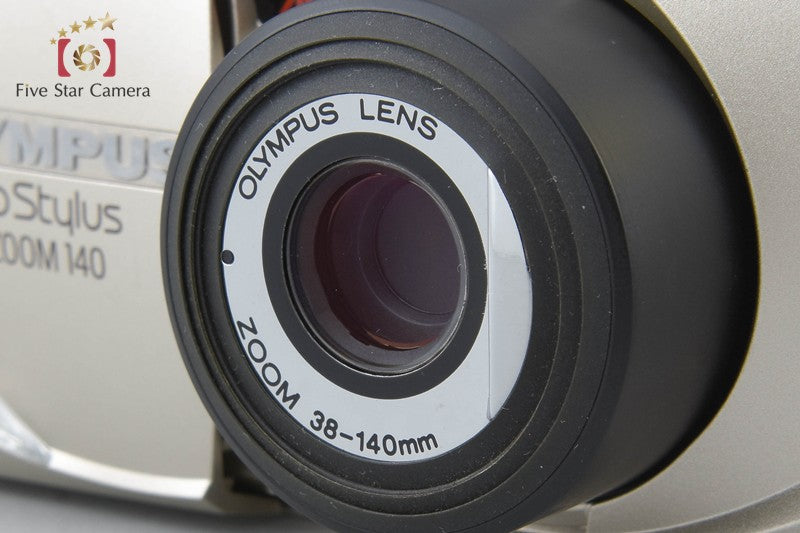 Olympus Stylus Zoom 140 Champagne Gold 35mm Point & Shoot Film Camera