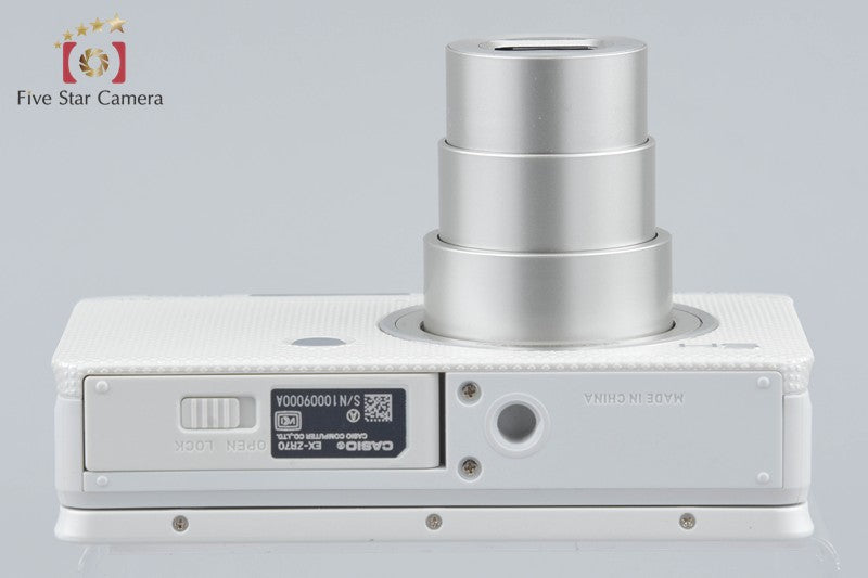 Casio HIGH SPEED EXILIM EX-ZR70 White 16.1 MP Digital Camera