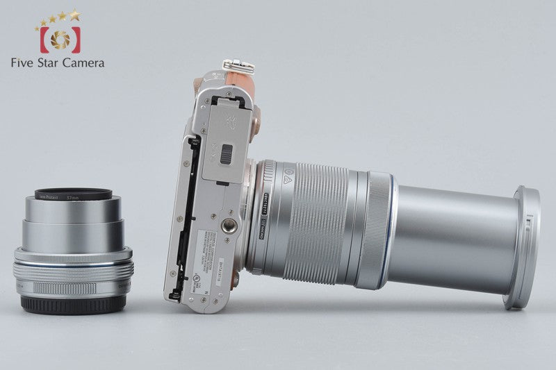 Count 427 Olympus PEN E-PL8 Brown 16.0 MP Mirrorless Camera 14-42 40-150 Lens