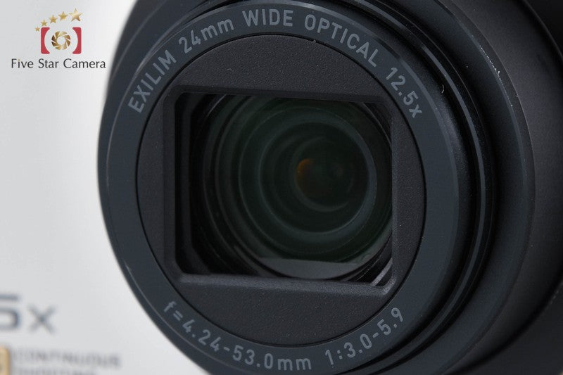 Casio HIGH SPEED EXILIM EX-ZR300 White 16.1 MP Digital Camera