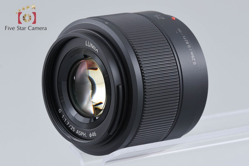 Panasonic LUMIX G 25mm f/1.7 ASPH. H-H025 Black