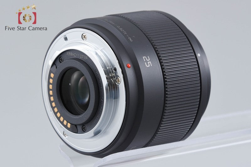 Panasonic LUMIX G 25mm f/1.7 ASPH. H-H025 Black