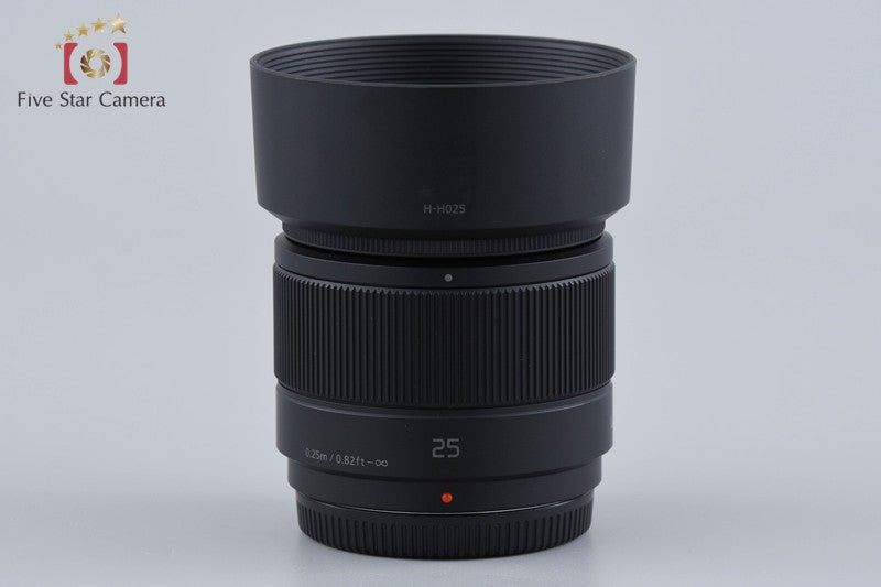 Panasonic LUMIX G 25mm f/1.7 ASPH. H-H025 Black