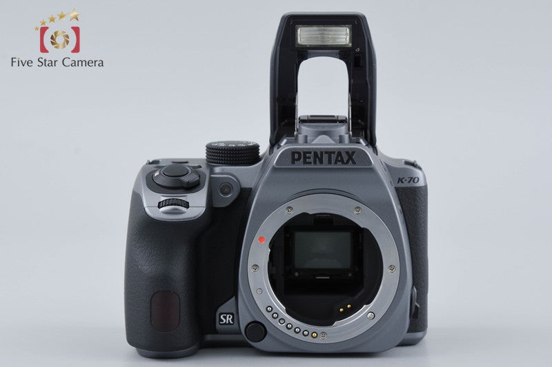 Count 1,942 PENTAX K-70 Silky Silver 24.0 MP DSLR Camera 18-135 WR Lens