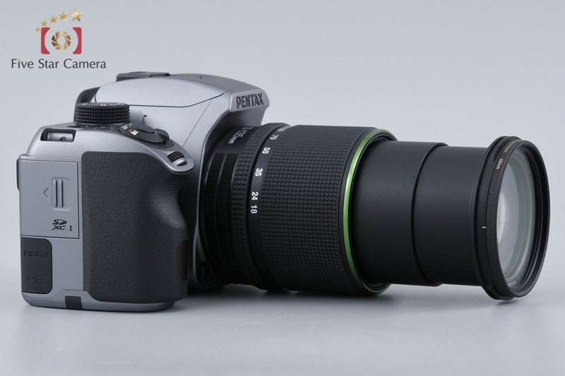 Count 1,942 PENTAX K-70 Silky Silver 24.0 MP DSLR Camera 18-135 WR Lens