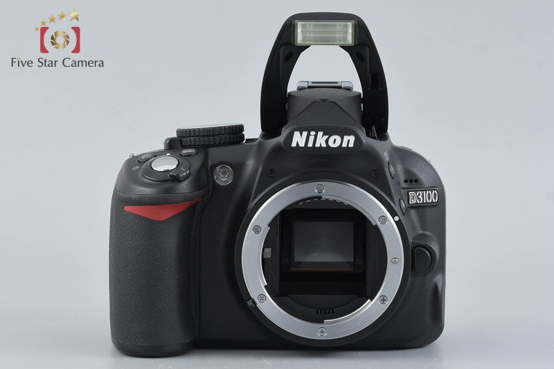 "Count 3,790" Nikon D3100 Black 14.2 MP Digital SLR Camera 18-55 55-200 Lenses