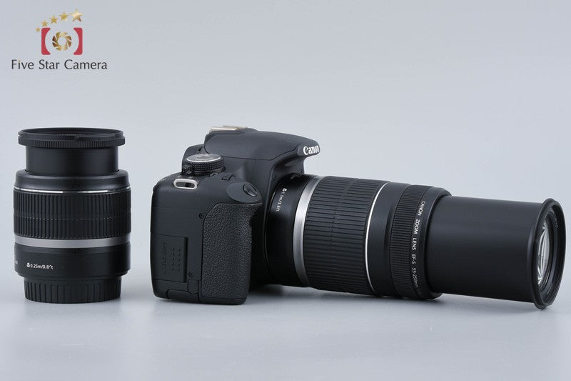 "Count 5,269" Canon EOS Kiss X3 / Rebel T1i / 500D 15.1 MP 18-55 55-250 Lenses