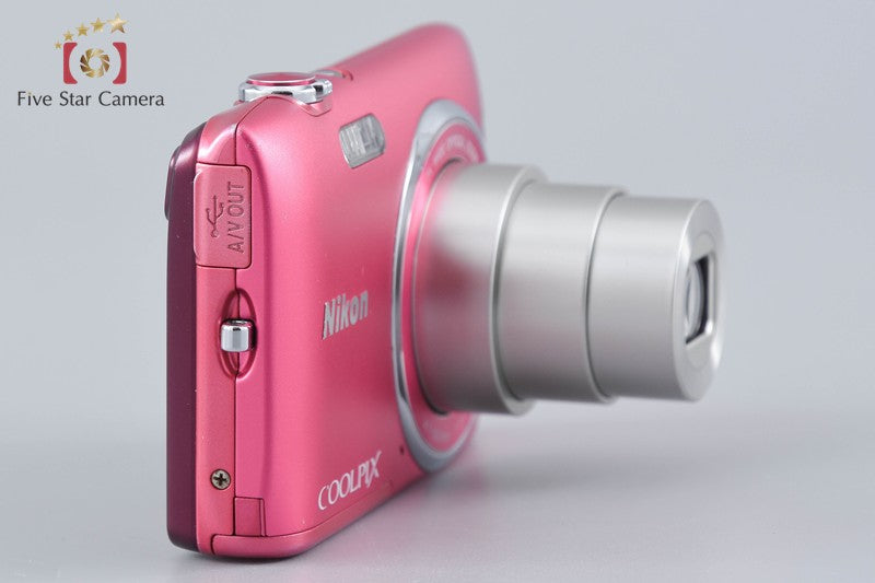 Nikon COOLPIX S3500 Strawberry Pink 20.0 MP Digital Camera