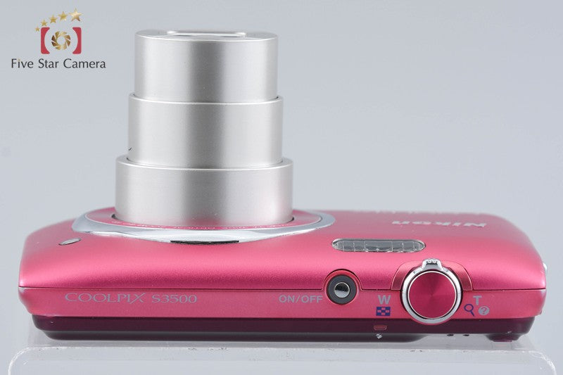 Nikon COOLPIX S3500 Strawberry Pink 20.0 MP Digital Camera