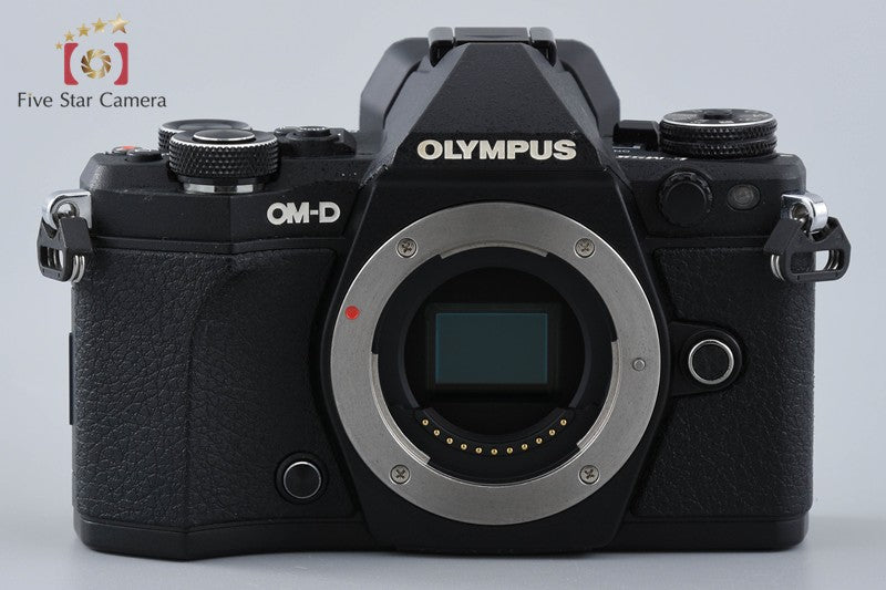 "Count 3,595" Olympus OM-D E-M5 Mark II Black 16.1 MP Digital Mirrorless Camera