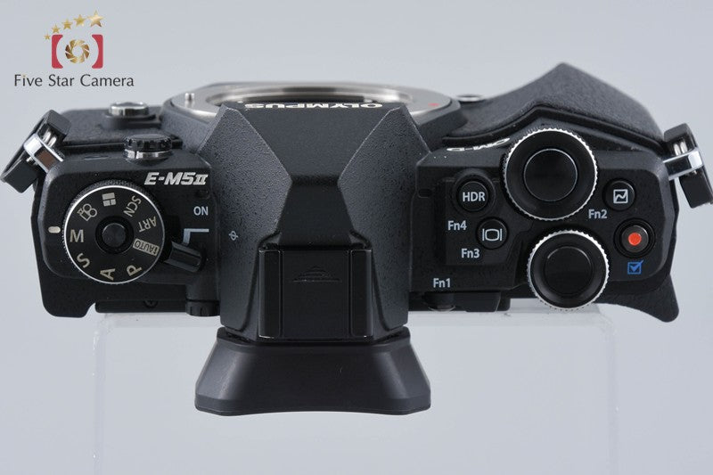 "Count 3,595" Olympus OM-D E-M5 Mark II Black 16.1 MP Digital Mirrorless Camera