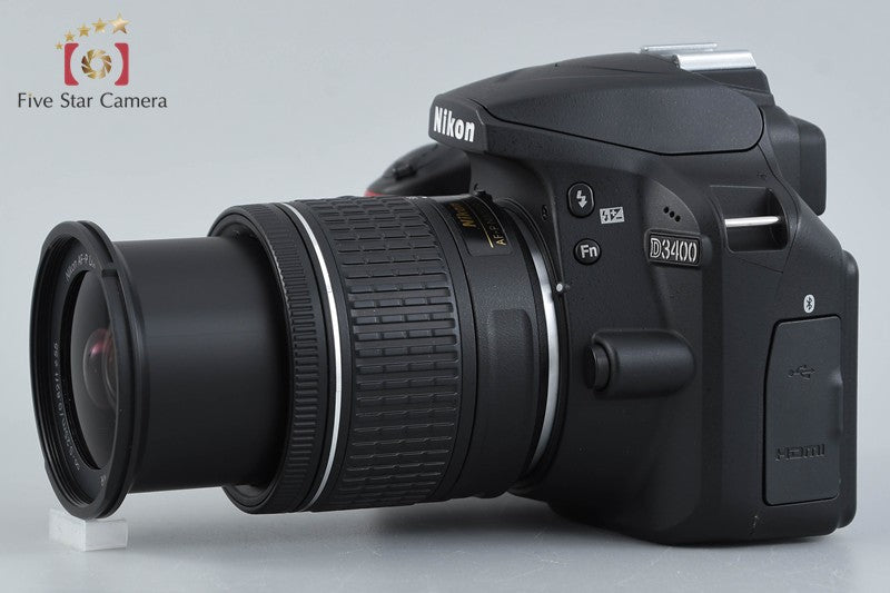 "Count 562" Nikon D3400 24.2 MP DSLR Black AF-P 18-55 VR Lens