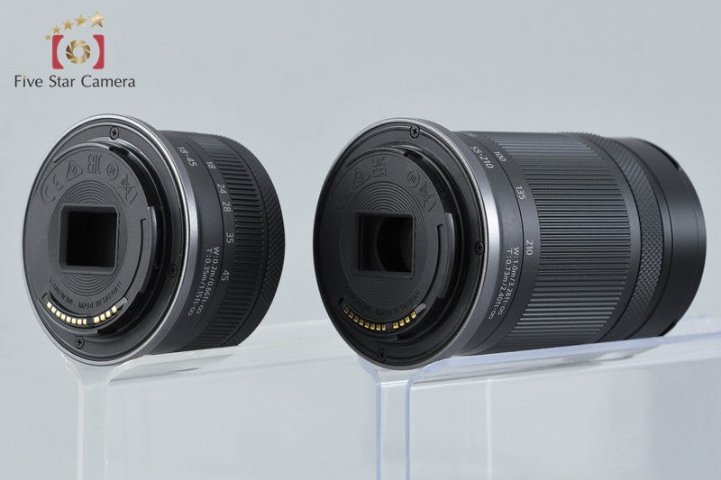 "Shutter count 1,000" Canon EOS R50 Black 24.2 MP RF-S 18-45 55-210 Lenses