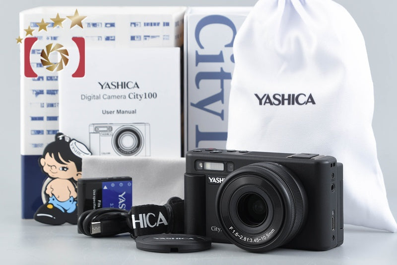 YASHICA City 100 Black 13.0 MP Digital Camera w/ Box