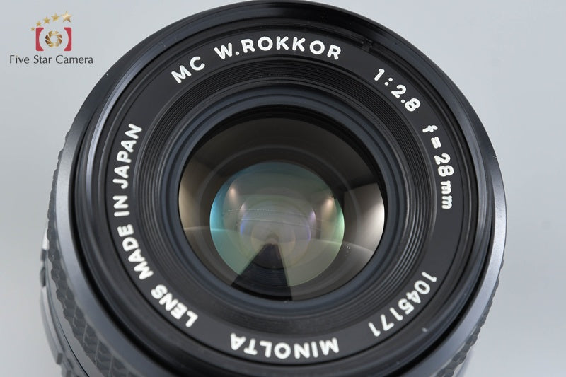 MINOLTA MC W.ROKKOR 28mm f/2.8