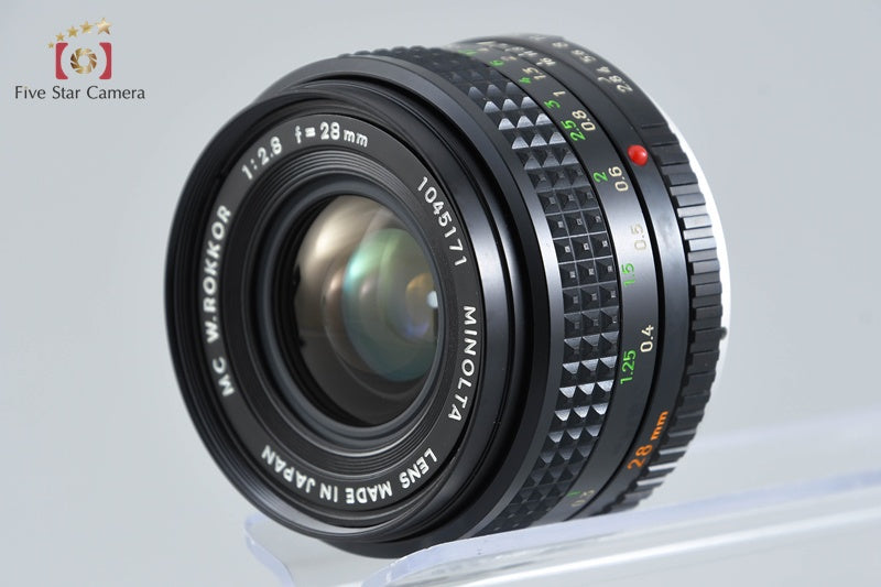 MINOLTA MC W.ROKKOR 28mm f/2.8