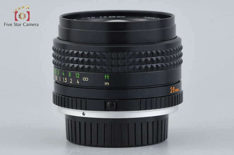 MINOLTA MC W.ROKKOR 28mm f/2.8